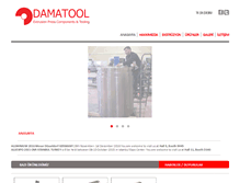 Tablet Screenshot of damatool.com